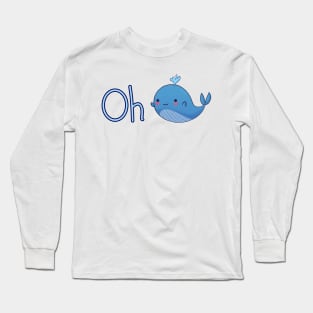 Oh Whale Long Sleeve T-Shirt